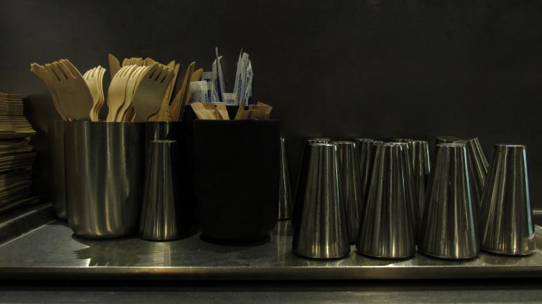 Free stock image of Recyclable forks created by Michiru Maeda