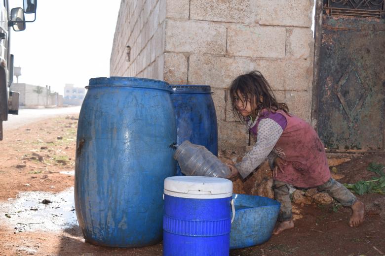 Free stock image of Poor Girl Getting Water created by ali hasheem