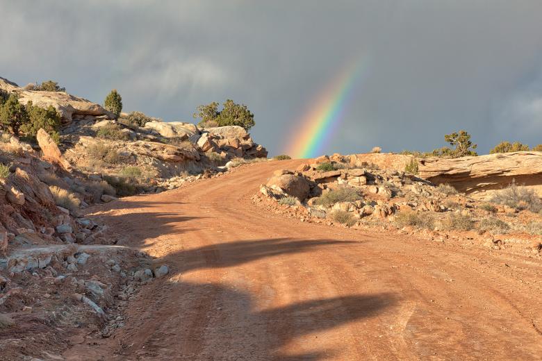 Free stock image of Utah Rainbow Road created by Nicolas Raymond