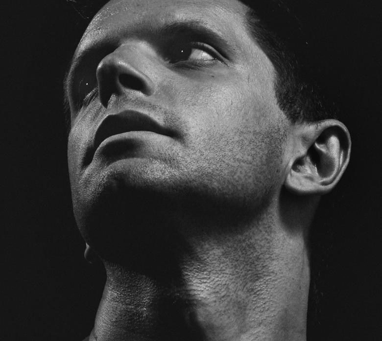 Free stock image of Male Portrait - Black and White created by Alexander Krivitskiy