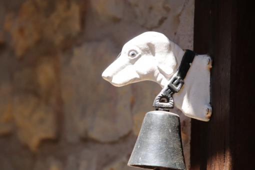 Big bell, little dog !! - Free Stock Photo