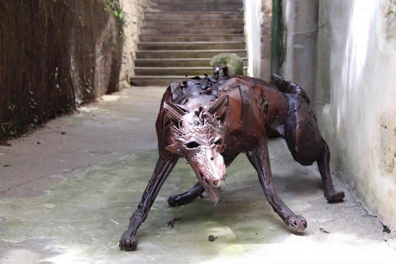 Free stock image of Iron wolf ready to bite created by GAIMARD Jacques