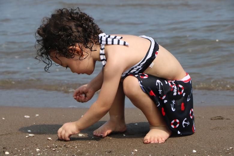 Free stock image of Little Girl on Beach created by hamed salehi