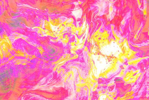 Pink and Yellow Abstract Paint Background - Free Stock Photo
