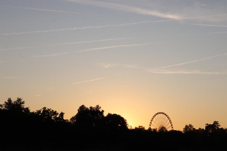 Free stock image of Great sunrise over Paris created by GAIMARD Jacques