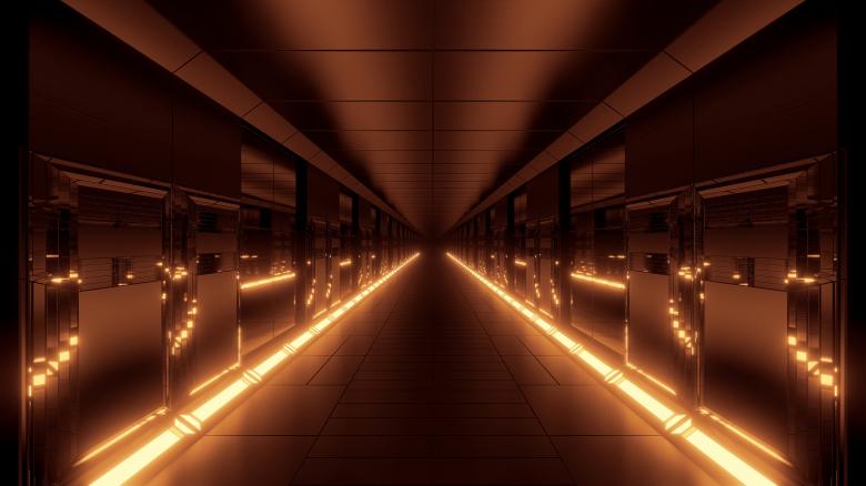 Free stock image of Clean golden stylish space tunnel design created by tunnelmotions