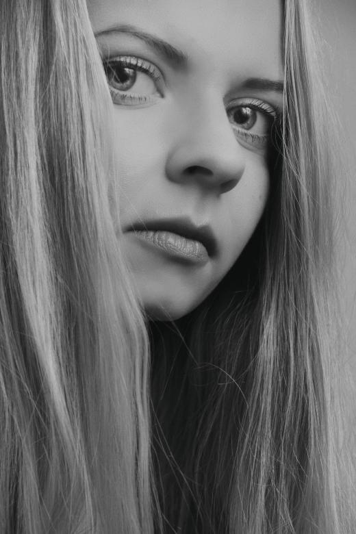 Free stock image of Blond Girl Looking at You created by Alexander Krivitskiy