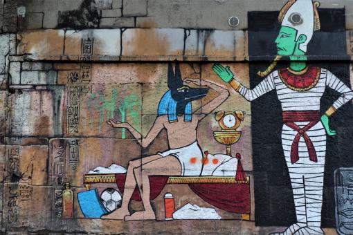 French graffiti of Egypt