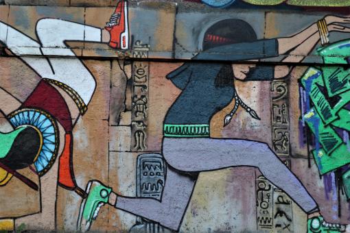 French graffiti art
