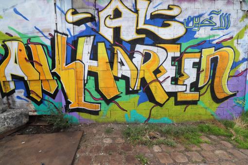 French urban graffiti