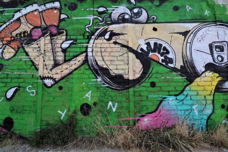 Free stock image of French graffiti - Abstract Green created by GAIMARD Jacques