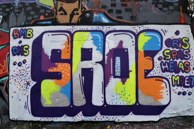 Free stock image of French graffiti created by GAIMARD Jacques