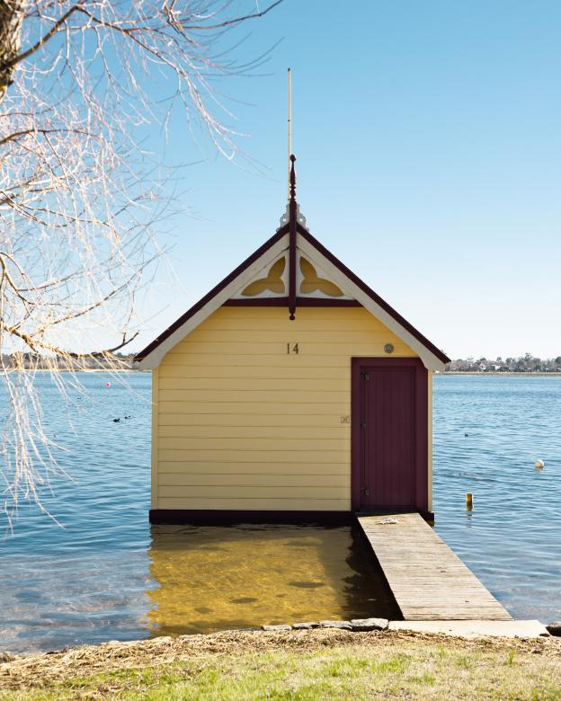 Free stock image of Boathouse on the Lake created by Kate Stollery