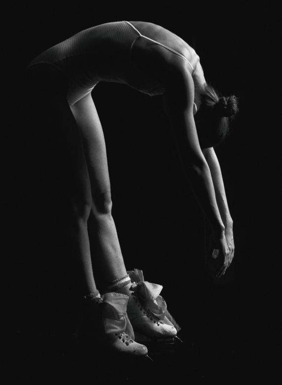 Free stock image of Ice Skater Stretching created by Alexander Krivitskiy