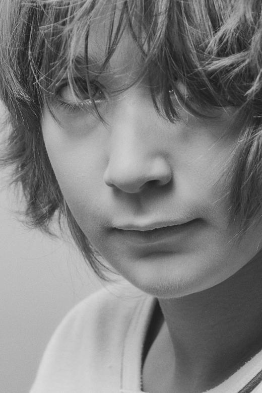 Free stock image of Young Man Portrait - Black and White created by Alexander Krivitskiy