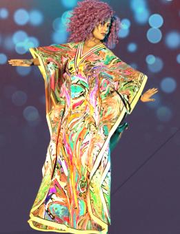 Black Girl in Kaftan - Free Stock Photo