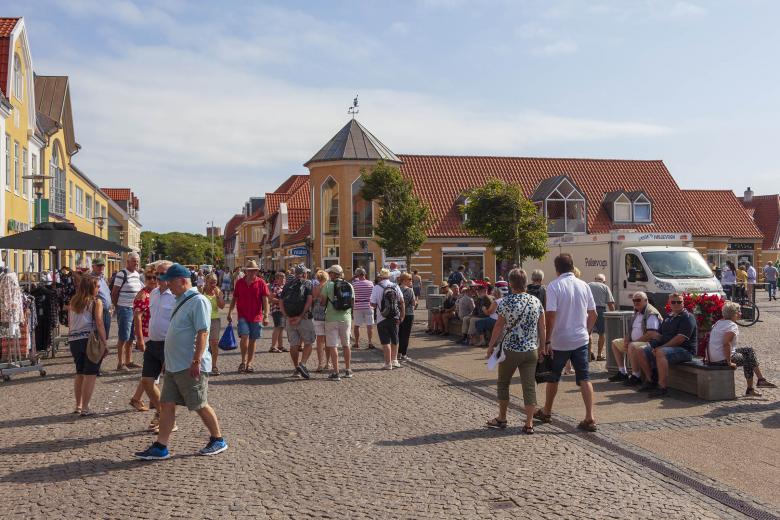 Free stock image of Crowded Street in Skagen, Denmark created by Geoffrey Whiteway