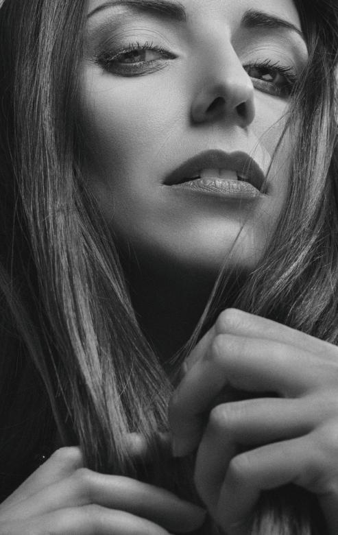 Free stock image of Woman Portrait - Monochrome created by Alexander Krivitskiy