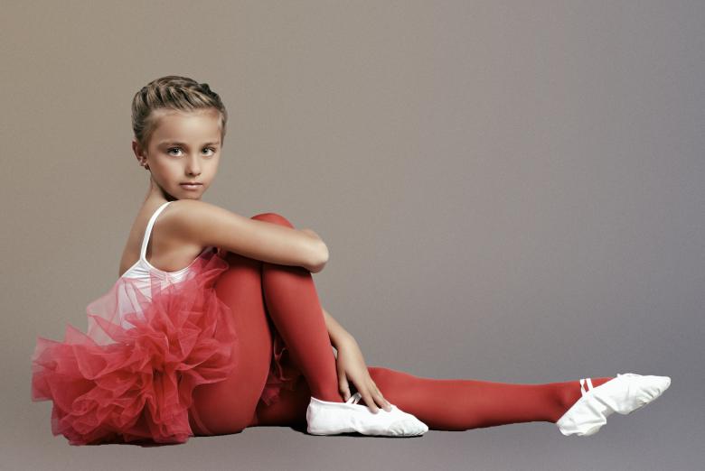 Free stock image of Young Ballerina in Red created by Alexander Krivitskiy