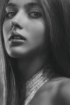 Free Stock Photo of Female Model - Monochrome