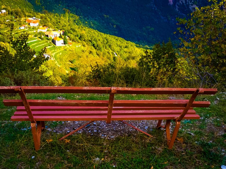 Free stock image of The Red Bench created by sT@vr0z