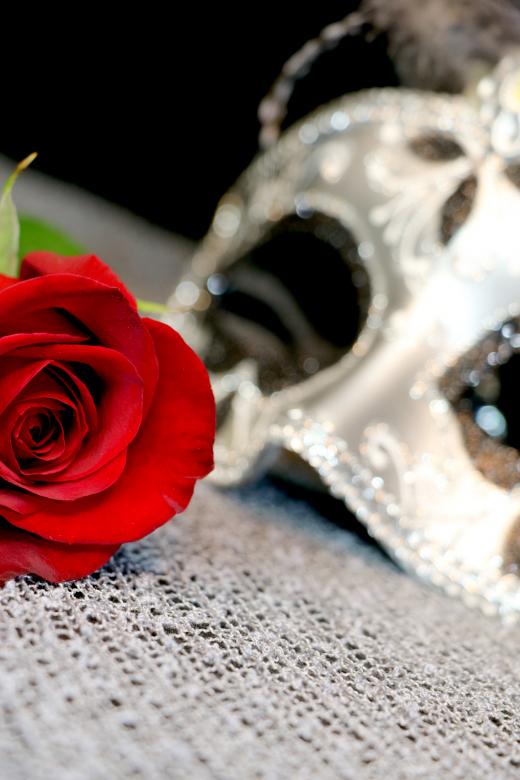Free stock image of Rose and Mask - Valentines Day created by vera reece