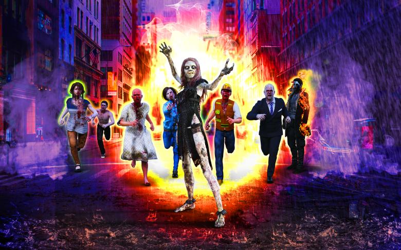 Free stock image of Zombie in New York City created by ALBERTO  FABREGAS