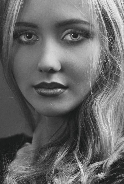 Free stock image of Beautiful Model - Black and White Portrait created by Alexander Krivitskiy