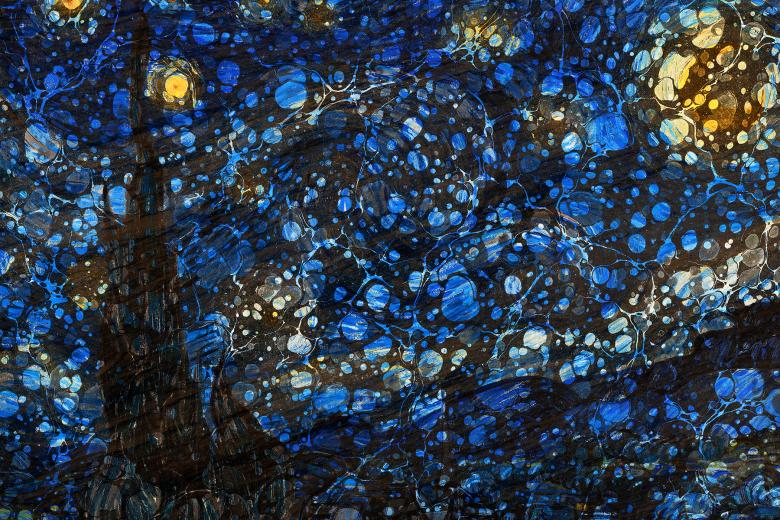 Free stock image of Starry Night Lunacy created by Nicolas Raymond