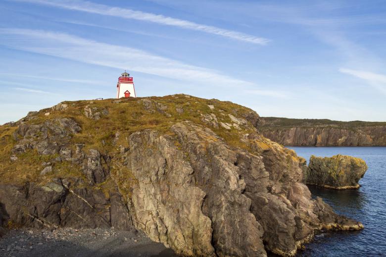 Free stock image of Trinity Harbour Lighthouse created by Geoffrey Whiteway