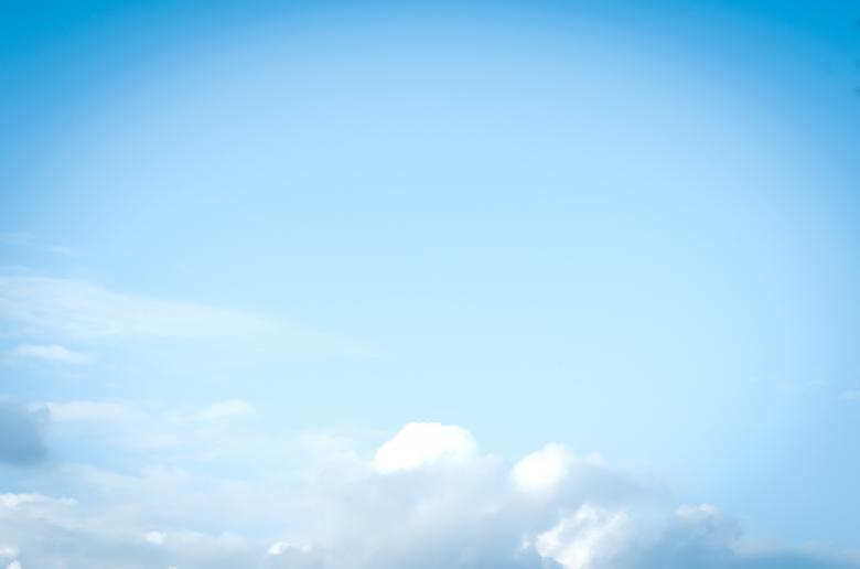 Free stock image of Blue sky with white clouds created by TheTwo555