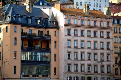 Old buildings in old town Lyon, France - Free Stock Photo