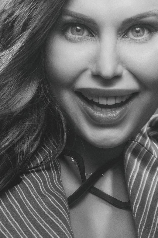 Free stock image of Happy Female - Black and White Portrait created by Alexander Krivitskiy