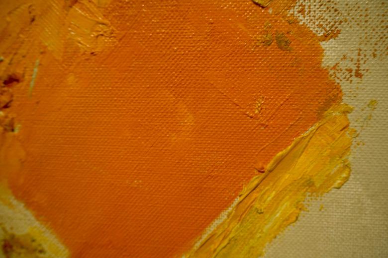 Free stock image of Orange and Yellow Paint on Canvas created by Geoffrey Whiteway