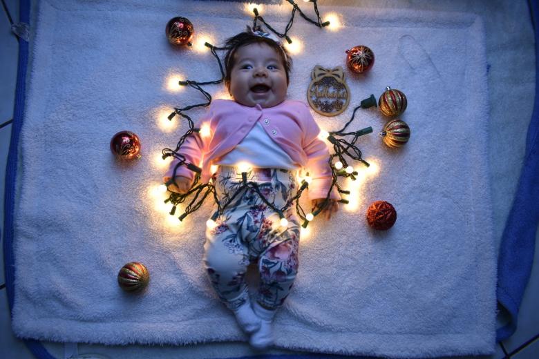 Free stock image of Christmas Baby created by noe vasquez herrera