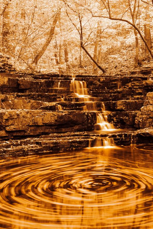 Free stock image of Gold Cauldron Falls created by Nicolas Raymond