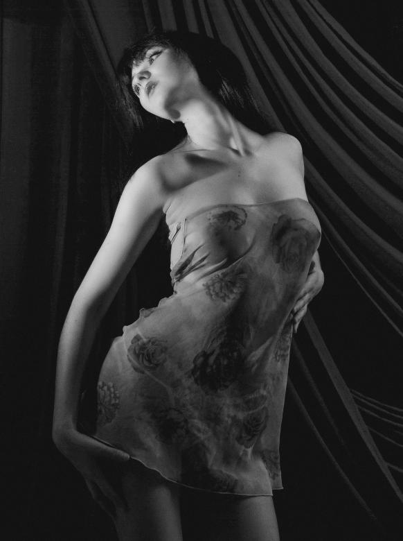 Free stock image of Posing Girl - Monochrome created by Alexander Krivitskiy