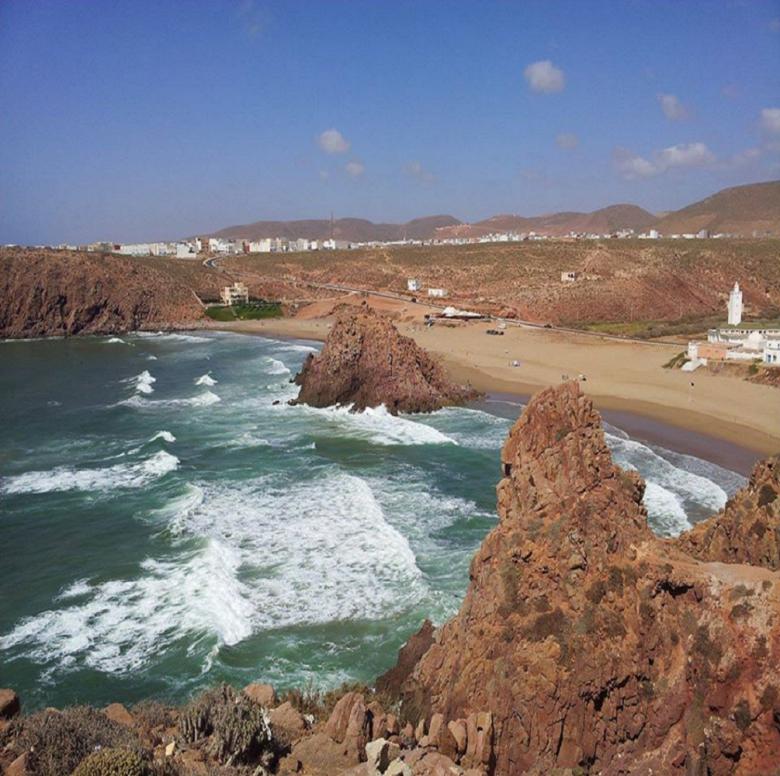 Free stock image of Plage Mirleft Beach in Morocco created by Elhassane Boujdaa
