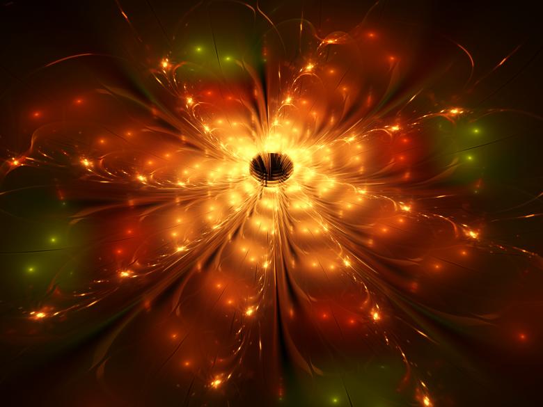 Free stock image of Yellow Fractal Design created by Astronomiseme Graphics