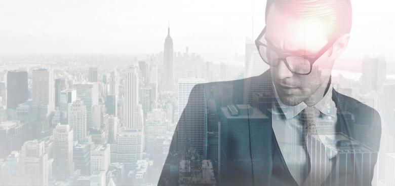 Free stock image of Young Businessman Over Cityscape created by Jack Moreh