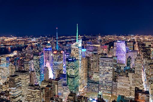 New York City Skyline from Top of Empire State Building - Free Stock Photo