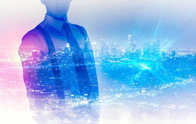 Free stock image of Young Businessman Over Network - Entrepreneur Concept created by Jack Moreh