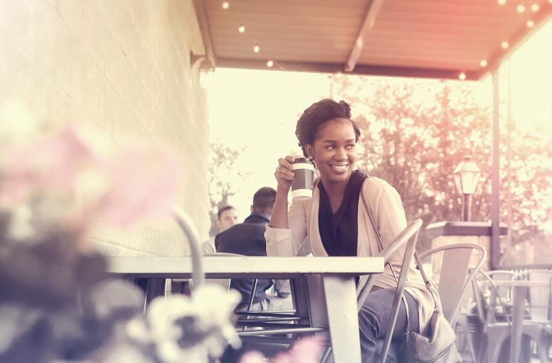 Free stock image of Young Woman Drinking Coffee created by Jack Moreh