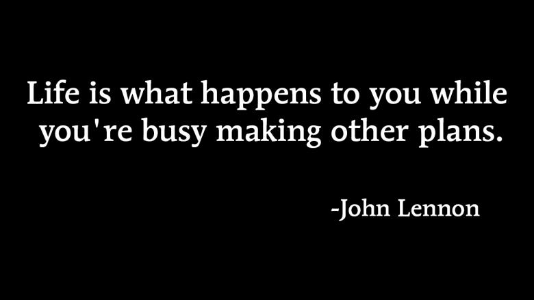 Free stock image of John Lennon Quote created by Alvin Manuela