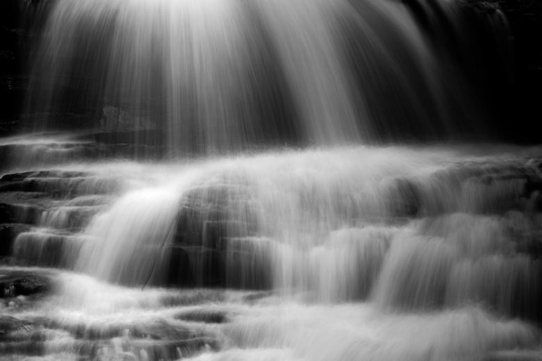 Free stock image of Onondaga Falls Close-up - Black & White created by Nicolas Raymond