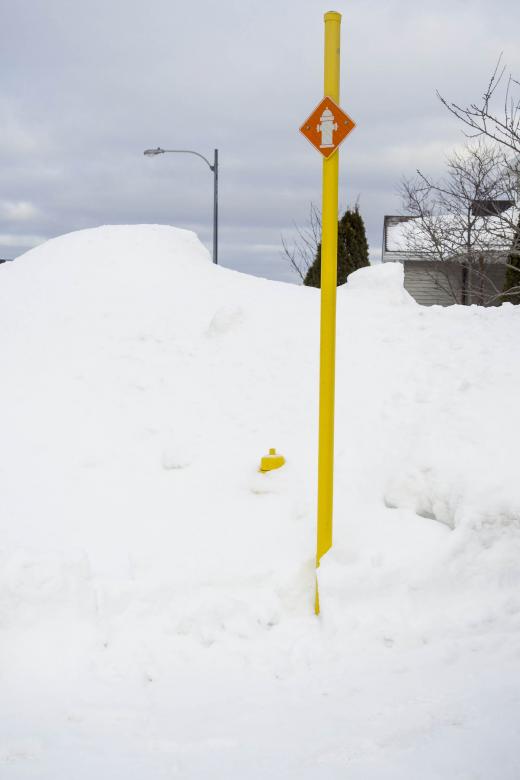 Free stock image of Fire hydrant covered in snow created by Geoffrey Whiteway