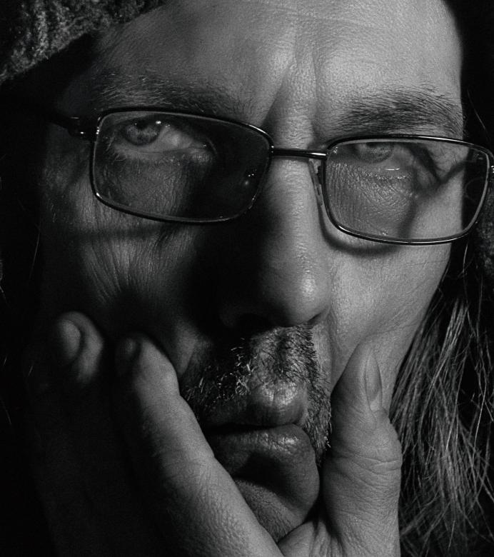 Free stock image of Man With Glasses - Black and White Portrait created by Alexander Krivitskiy