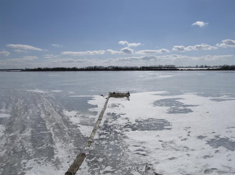 Free stock image of Frozen Lake created by Rebecca Wilson