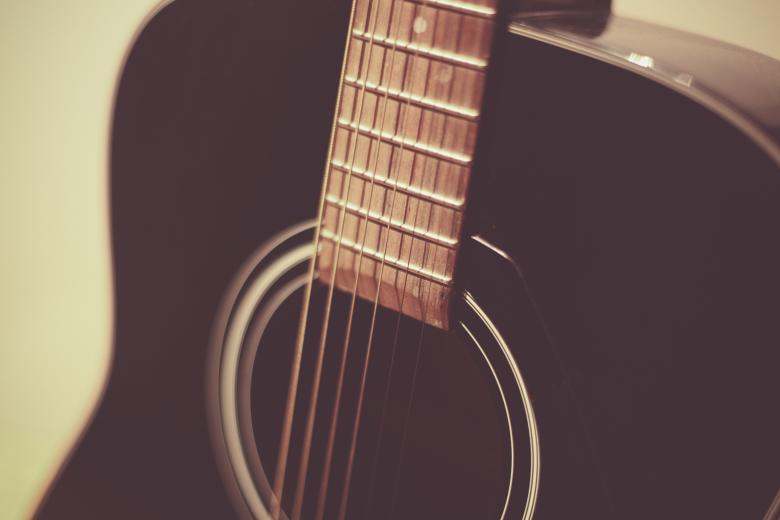 Free stock image of Acoustic Guitar Close Up created by Bjorgvin