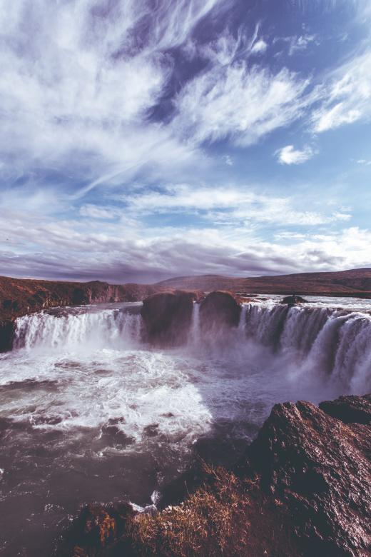 Free stock image of Godafoss Waterfall in Iceland created by Bjorgvin